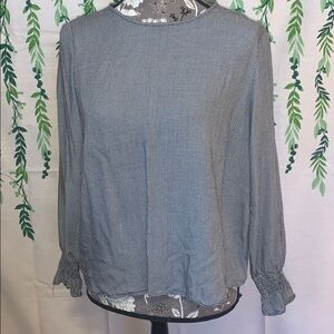 EUC Size 12 H&M Long Sleeve Blouse D2